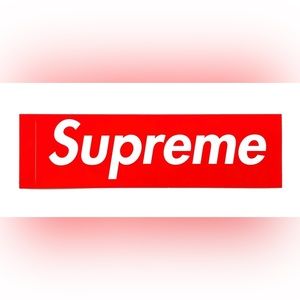 Red Supreme Sticker NEW